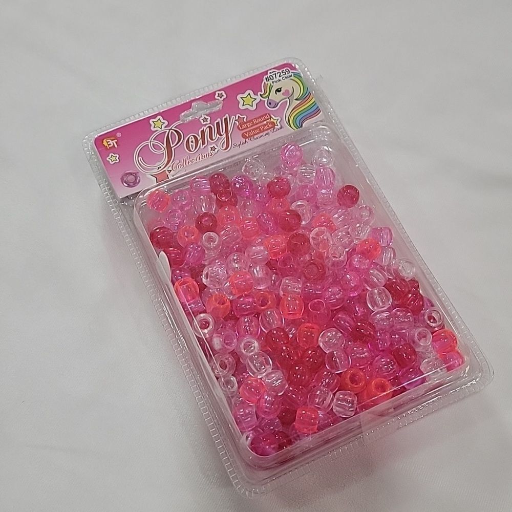 🖤5/$20🖤 NEW.. 2 pack pinks large pony beads..